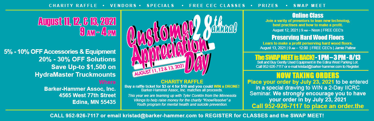 Customer Appreciation Day 2021 Barker-Hammer