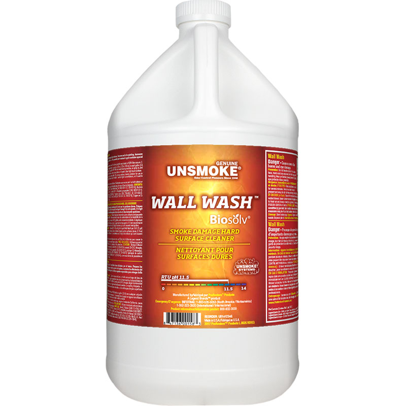 Wall Wash with Biosolv